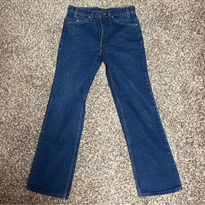 Vintage 90s Levi’s 517 Bootcut Jeans Orange tab with Trademark 32x32